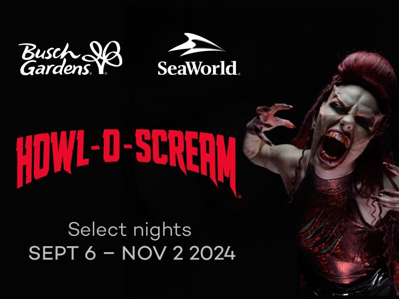 Howl O’ Scream Returns to SeaWorld Orlando and Bush Gardens SeaWorld